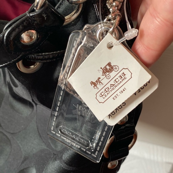 Coach poppy draw string bag TAGS STILL ON - Picture 2 of 6